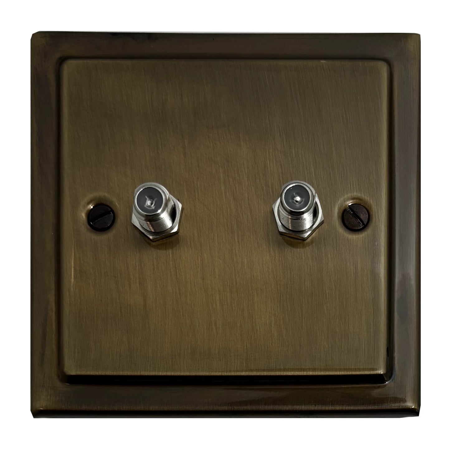 Victorian Medium Bronze 2 Gang Sat Point