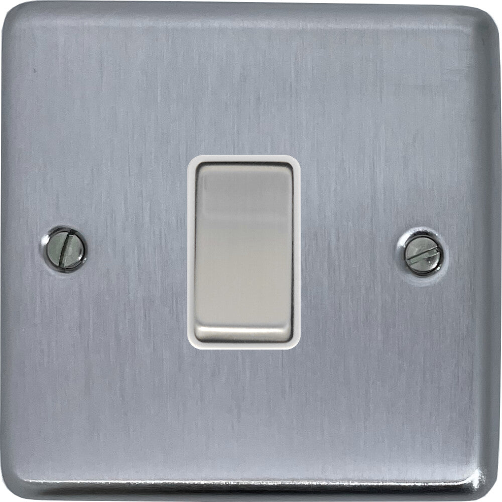Contour Satin Chrome 1 Gang 2 Way Switch
