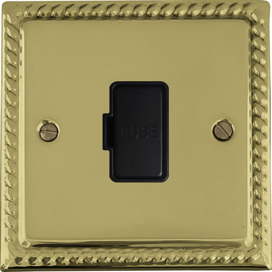 Georgian Polished Brass Unswitched Spur