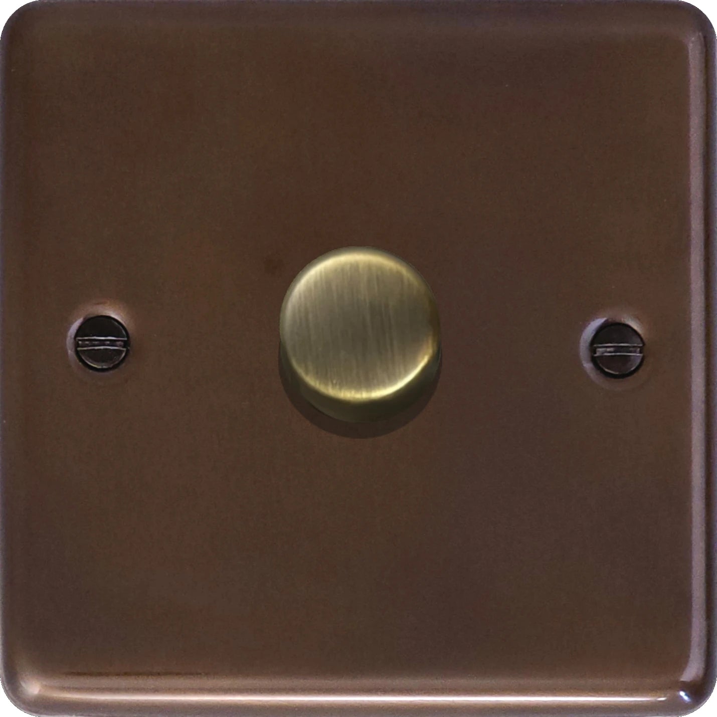 Contour Medium Bronze 1 Gang LED Dimmer