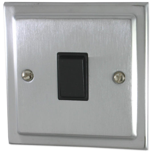 Victorian Satin Chrome Intermediate Switch