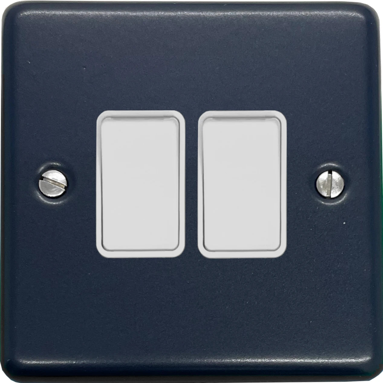 Contour Blue 2 Gang Switch