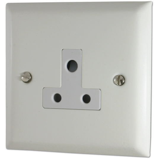 Spectrum Flat White 5 Amp Socket