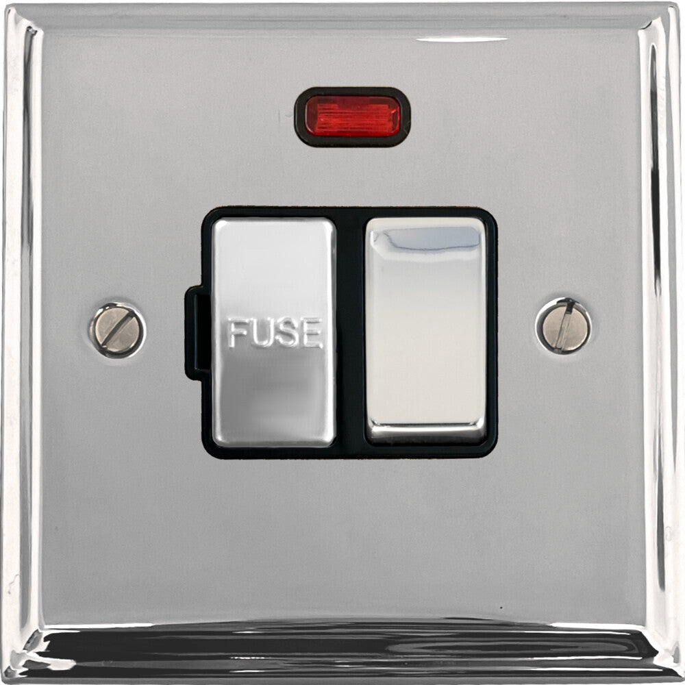 Deco Polished Chrome Swt. Fused Spur & Neon