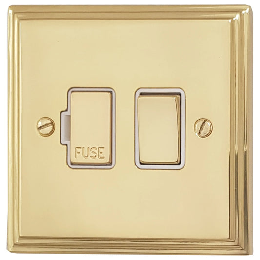 Victorian Polished Brass Swt. Fused Spur